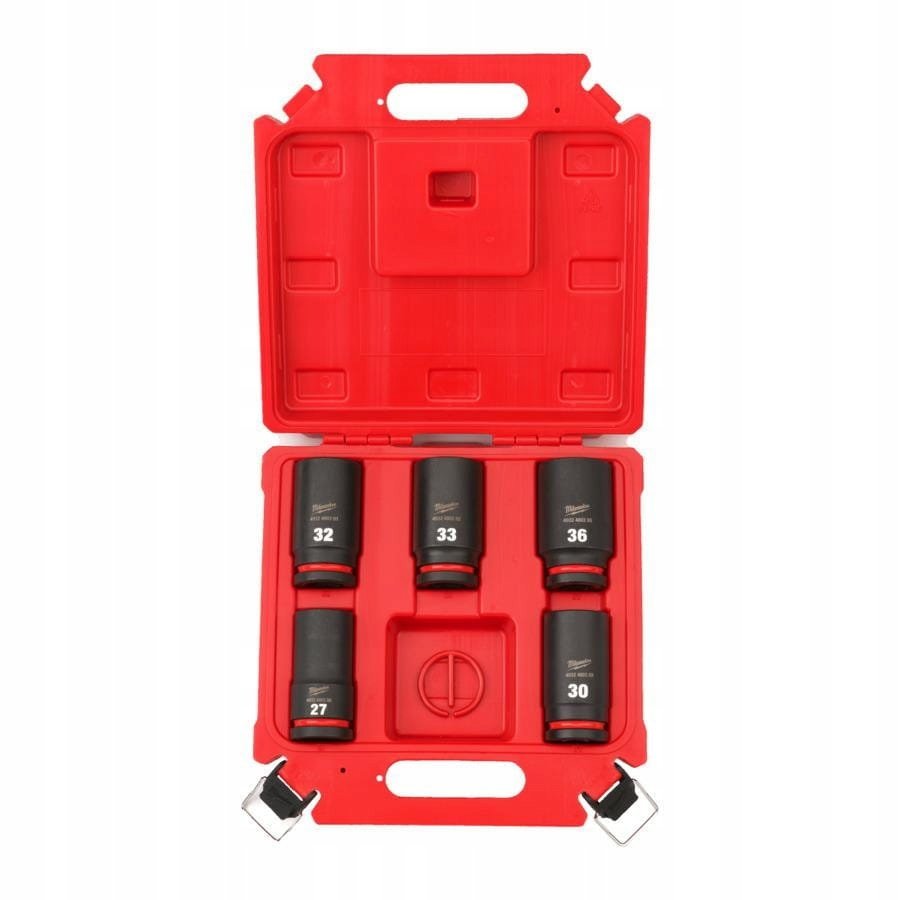 Milwaukee Set of impact heads (extended) 3/4" 5 pcs. (27,30,32,33,36mm) Milwaukee