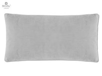 MimiNu by Kieczmerski, Poduszka dekoracyjna z poszewką na suwak, Velvet, Szara, 30x60cm