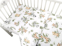 MimiNu by Kieczmerski, Pościel 2 elementowa, 120x90 cm, SAFARI ZIELONE