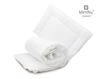 MimiNu by Kieczmerski, Pościel dziecięca i poduszka, biały, 100x135 cm - MimiNu by Kieczmerski