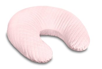 MimiNu, Poduszka do karmienia, Velvet pikowany, Róż - MimiNu by Kieczmerski