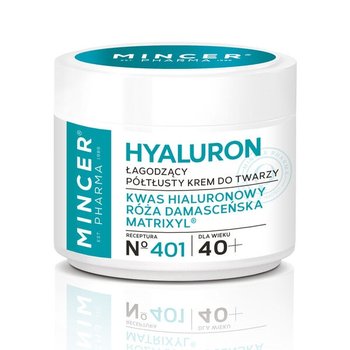 Mincer Pharma, Hyaluron 40+, krem łagodzący nr 401, 50 ml - Mincer Pharma