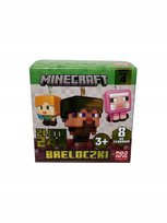 MINECRAFT BRELOCZEK FIGURKA SERIA 4 SLEPE PUDEŁKO EDYCJA 24K MOJANG Inna marka