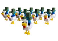 Minecraft Chicken Jockey Figurka Kolekcjonerska