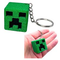 Minecraft Creeper Breloczek do kluczy plecaka dla fana gry gadżet prezent AT3D