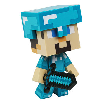 Minecraft, figurka Steve Diamentowa Zbroja - Minecraft