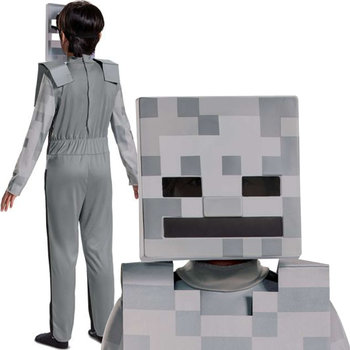 Minecraft kostium Halloween, strój karnawałowy Skeleton Biały Szkielet 137-149 cm (10-12 lat) - Disguise