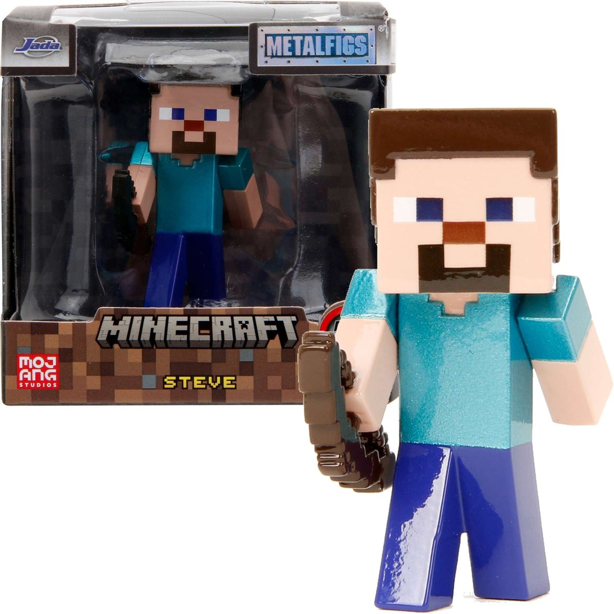 Zdjęcia - Figurka / zabawka transformująca Jada Minecraft Metalowa figurka kolekcjonerska Steve Metalfigs 6 cm 