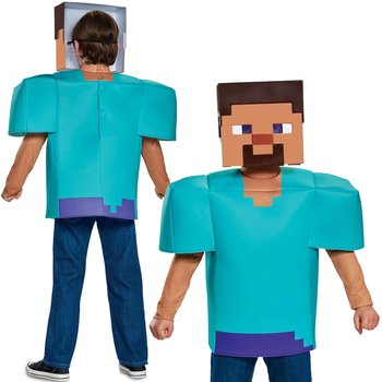 Minecraft strój karnawałowy dla chłopca Steve kostium przebranie 134-146 cm (10-12 lat) - Disguise