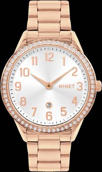 MINET Rose gold damski zegarek AVENUE z cyframi - Inny producent