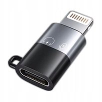 MINI ADAPTER DO IPHONE LIGHTNING Z USB C PRZEJŚCIÓWKA NASADKA ZŁĄCZE METAL