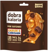 Mini batoniki Orzeszki & Czekolada Dobra Kaloria 108 g DOBRA KALORIA