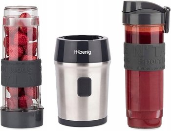Mini blender kielichowy do smoothie maker h.koenig 570ml sportowy z bidonem - H.Koenig