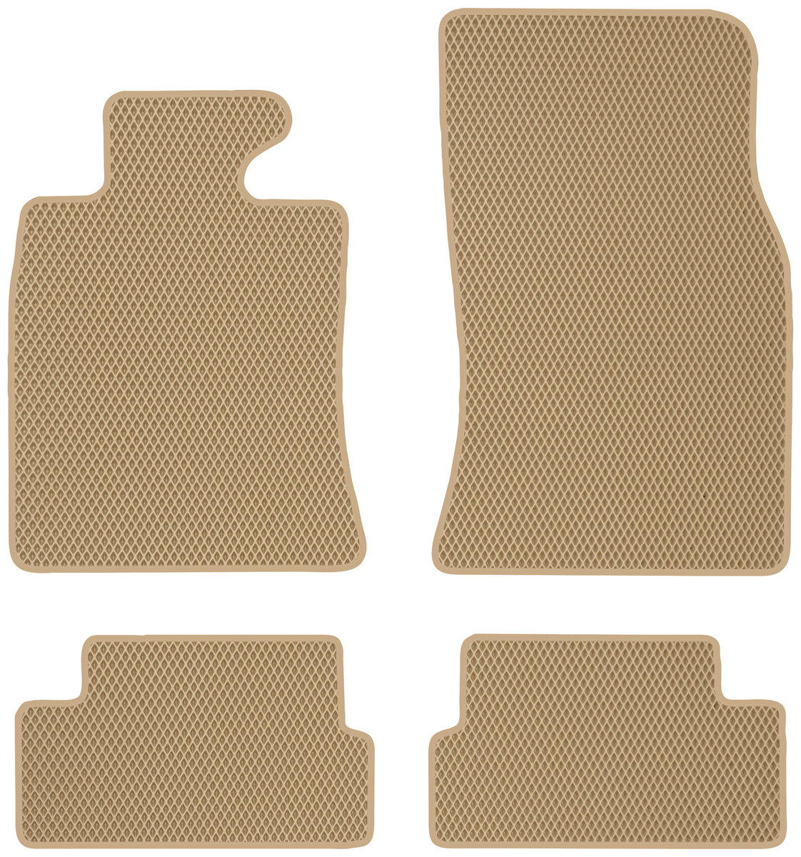 PETEX Tappetini auto su misura per BMW Mini One/Mini Cooper dal 11/2006 al 02/2014, set di tappetini auto in velluto – Dynamic, 4 pezzi, nero