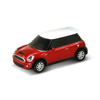 Mini Cooper S - czerwony - pamięć USB 32GB Autodrive - samochód Welly
