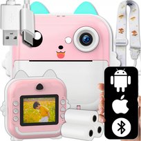 Mini Drukarka Drukuś Aparat Fotograficzny Natychmiastowy Termiczna + Rolki
