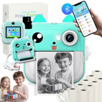 MINI DRUKARKA DRUKUŚ TERMICZNA APARAT NATYCHMIASTOWY DLA DZIECI + 9 ROLEK KARTA PAMIĘCI