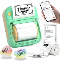 Mini drukarka termiczna etykiet samoprzylepnych aplikacja Bluetooth