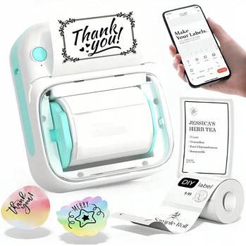 Mini drukarka termiczna etykiet samoprzylepnych aplikacja Bluetooth - Inny producent