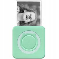 Mini drukarka termiczna przenośna dla dziecka C15 zielona Bluetooth Drukuś