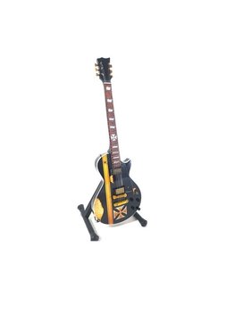 Mini gitara Metallica z drewna mahoniowego - GiftDeco