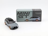 MINI GT 1/64 – BMW M3 Touring M Performance 2023 – Modèle Métallique Blanc/bleu/rouge – MGT00776-L – Collection