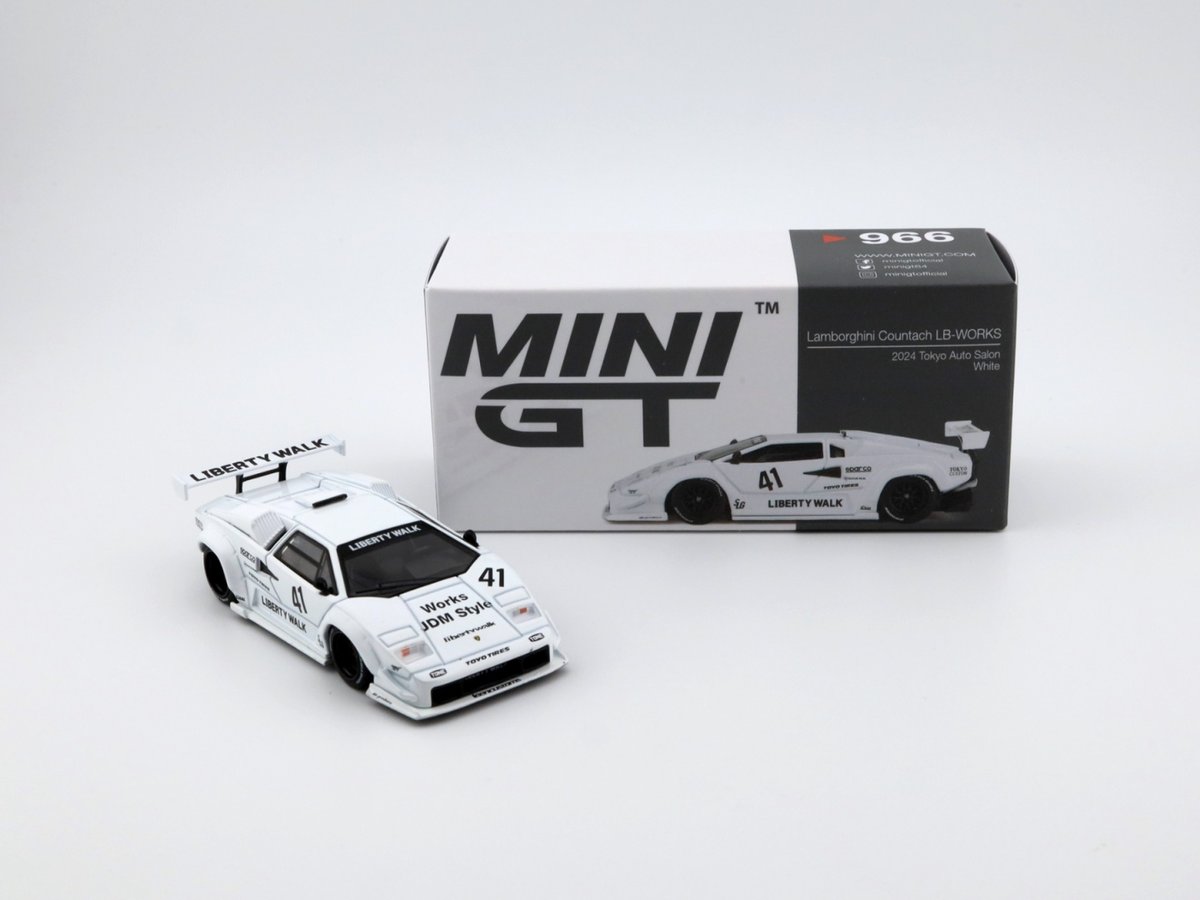 MINI GT Lamborghini Countach LB-WORKS Liberty Walk 2024 Tokyo Auto ...