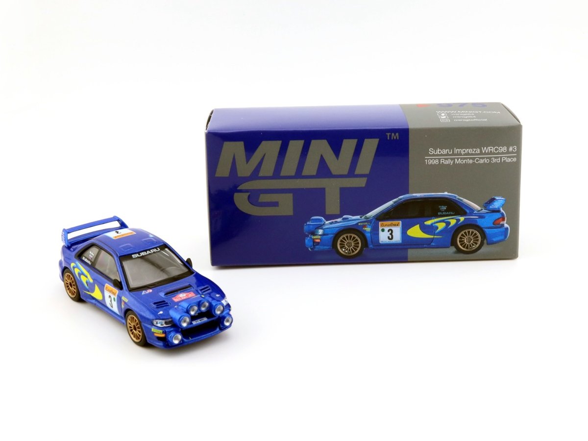 Miniature Subaru Impreza WRC 1/43 - Rallye Monte-Carlo 1998 - Édition Limitée