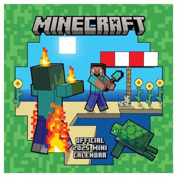 Mini kalendarz ścienny na 2025 rok Minecraft plakat wewnątrz 18x18 cm - Minecraft