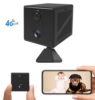 MINI KAMERA 4G NA SIM PODGLĄD NA ZYWO DETEKCJA ALARMY DO 10 DNI PRACY MK01G - MKING CAM