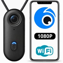 MINI KAMERA SPORTOWA OSOBISTA NA UBRANIE WIFI POLICYJNA WODOODPORNA ANDROID