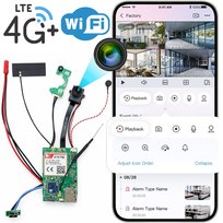 MINI KAMERA WIFI 4G LTE SZPIEGOWSKA UKRYTA BEZPRZEWODOWA CZUJNIK RUCHU GSM