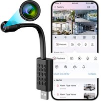 MINI KAMERA WIFI SZPIEGOWSKA UKRYTA USB ANDROID ZDALNY PODGLĄD CZUJKA RUCHU