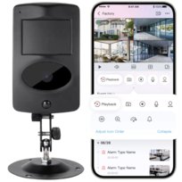 MINI KAMERA WIFI SZPIEGOWSKA UKRYTA W CZUJNIKU RUCHU PIR LED ZDALNY PODGLĄD