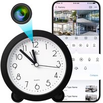 MINI KAMERA WIFI SZPIEGOWSKA W ZEGARKU CZUJNIK RUCHU PODGLĄD NA TELEFON