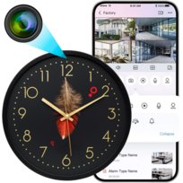 MINI KAMERA WIFI SZPIEGOWSKA W ZEGARZE CZUJNIK RUCHU PODGLĄD NA TELEFON