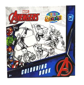 Mini kolorowanka Avengers 24 kartki