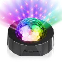 Mini kula DISCO | Bezprzewodowa | USB | Do auta i domu