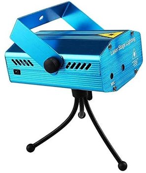 Mini laser projektor dyskotekowy z mikrofonem rytm muzyki - XYZ