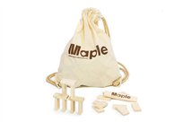 MINI MAPLE 250 klocków drewniane klocki Maple