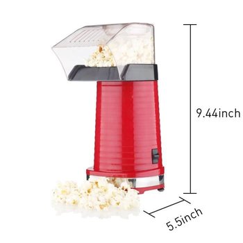 Mini maszyna do popcornu 220V 1100W, automatyczna maszyna do popcornu, profesjonalna maszyna do popcornu - czerwona - Inny producent