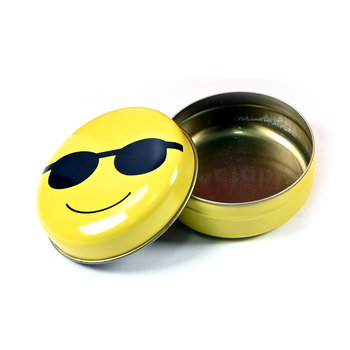Mini Metalowe Pudełko Puszka Emoji Różne Wzory - Midex