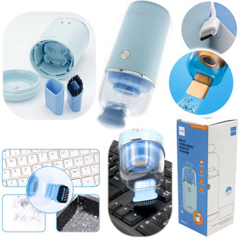 Mini odkurzacz pionowy ręczny z końcówkami biurko akumulator USB-C TENWIN - Tenwin