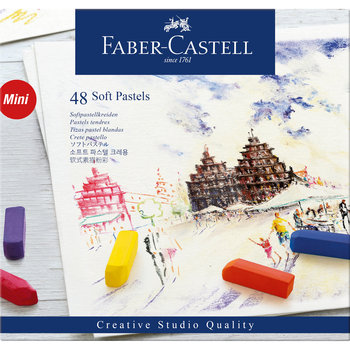 Mini pastele suche, 48 kolorów - Faber-Castell