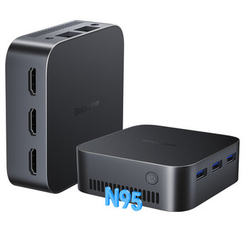 Mini PC Blackview MP80 Intel N95 16GB LPDDR5 512GB SSD Windows 11 Czarny - Blackview