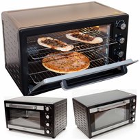 MINI PIEKARNIK WOLNOSTOJĄCY 65L BERLINGER TERMOOBIEG ROŻNO ŚWIATŁO 2X SZYBA