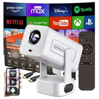 Mini Projektor Przenośny Rzutnik Android 13 WiFi 360 Full HD 4K do Telefonu