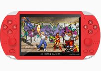 MINI Przenośna Konsola do Gier RETRO x7 Aparat 1000 GIER Czerwony
