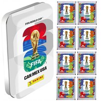 Mini Puszka Naklejki FIFA World Cup 2026 Panini 8 Saszetek z naklejkami Panini