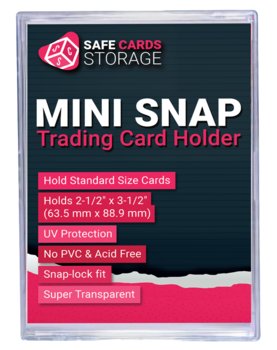 Mini Snap Card Holder Na Karty Piłkarskie Ultra Clear - Inna marka